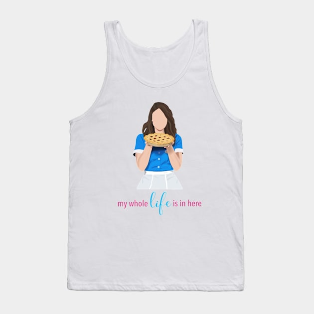 What’s Inside - Waitress the Musical Tank Top by m&a designs